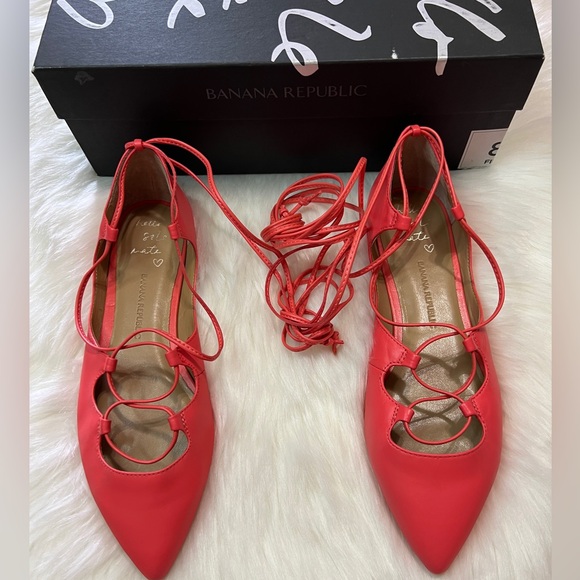 Banana Republic Allie Flat Shoe Tie straps - Picture 7 of 7